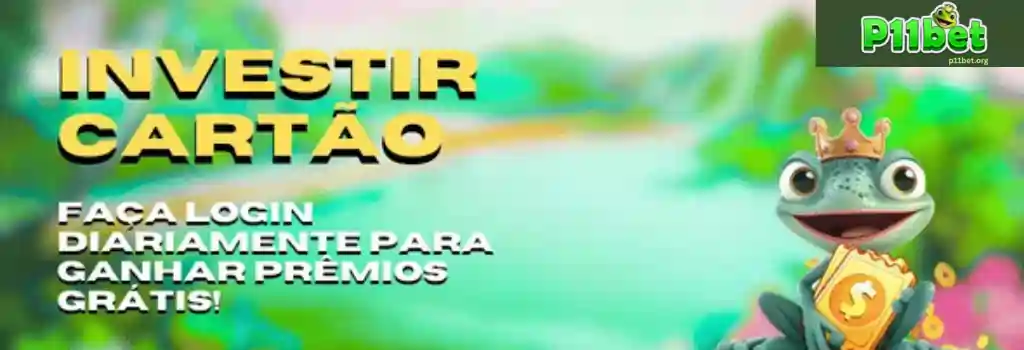 Investir cartão faça login diariamente para ganhar prêmios grátis