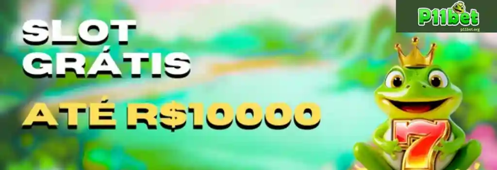Banner promocional da P11BET com jogos e bônus